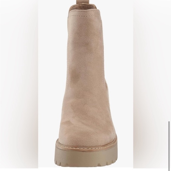 🛍️NWT DV Dolce Vita Tobias Desert Suede Platform/heeled boots 11 sand suede - Picture 5 of 10